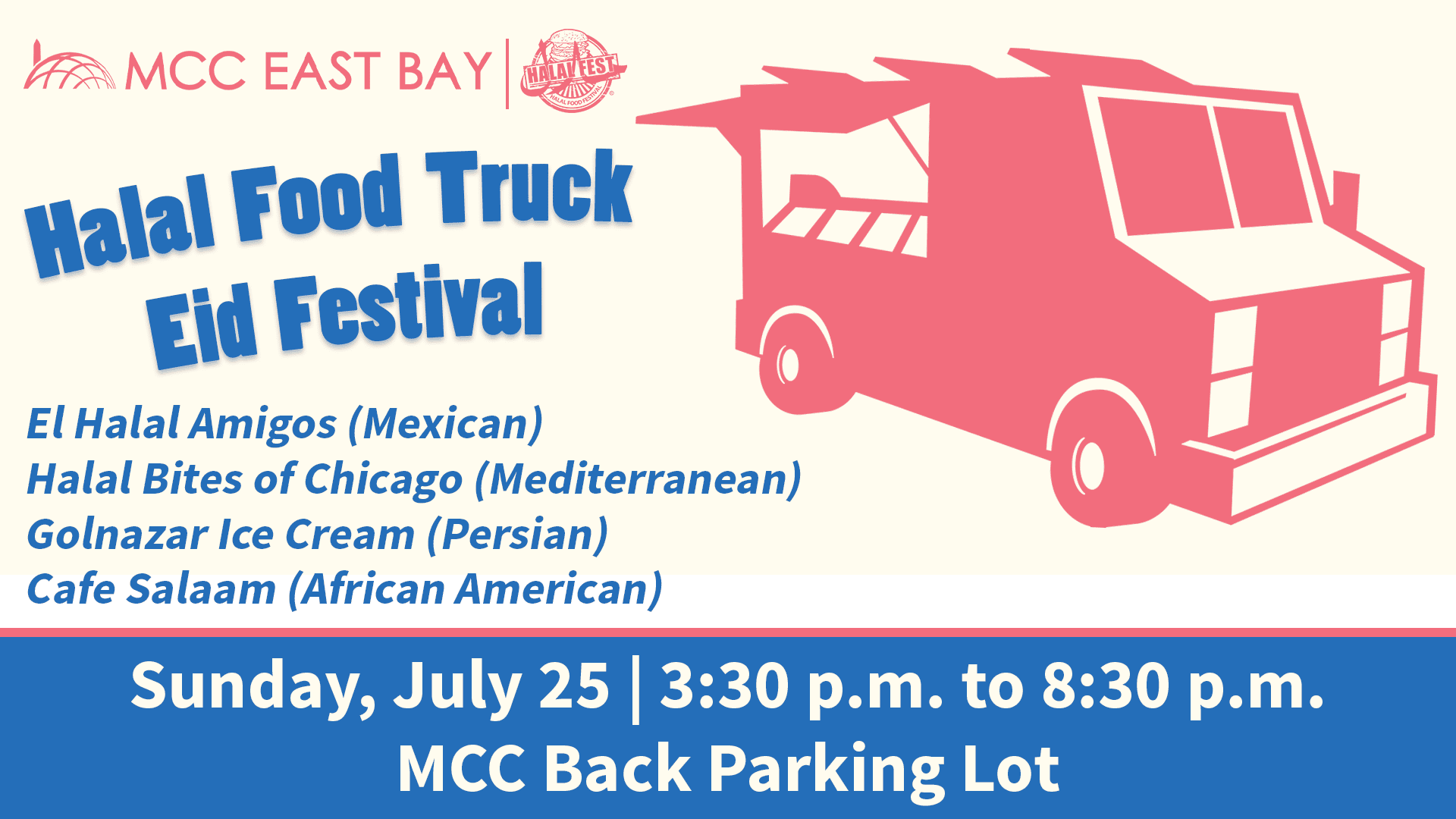 Halal Food Truck Festival MCC East Bay