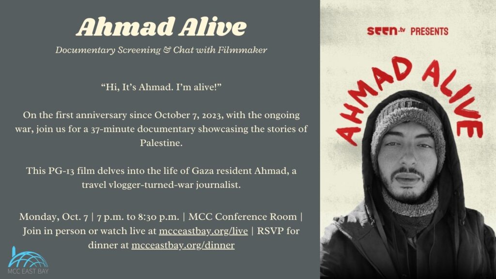 Ahmad Alive: Documentary Screening & Chat with Filmmaker