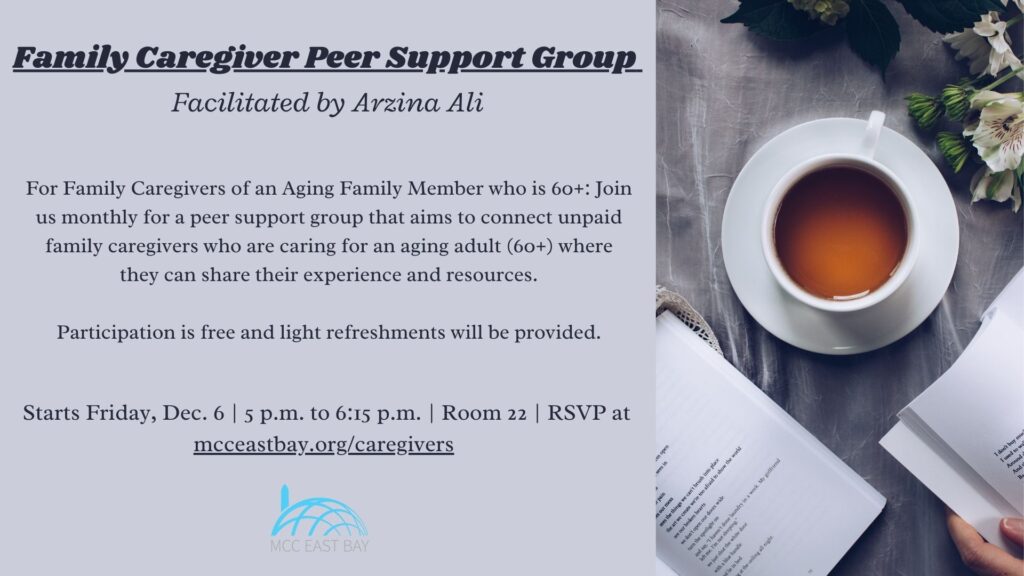 Family Caregiver Peer Support Group | Arzina Ali