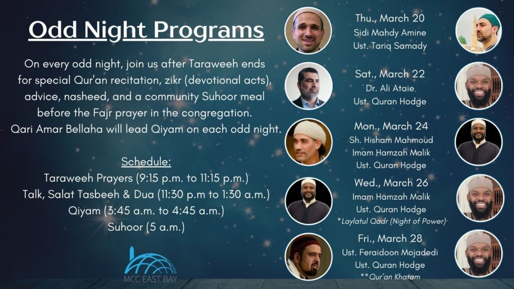 Odd-Night Program & Suhoor