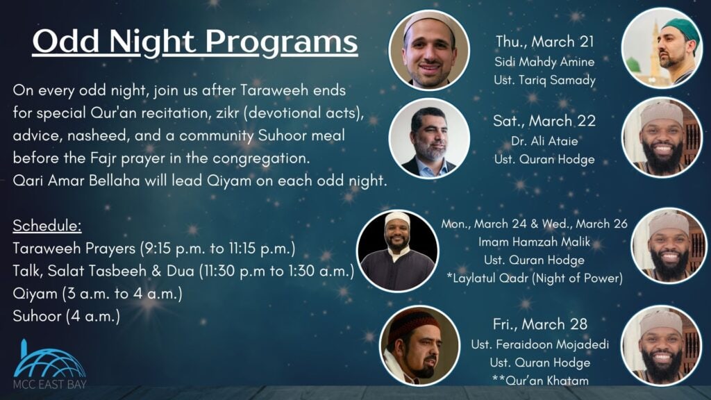 Odd-Night Program & Suhoor