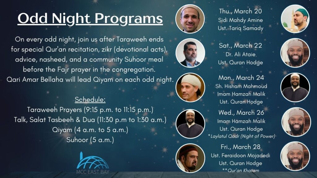 Odd-Night Program & Suhoor