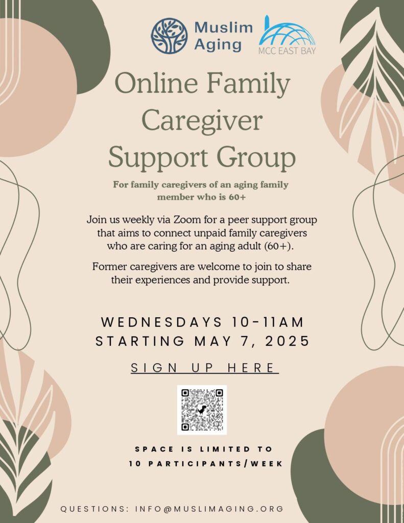 Virtual Family Caregiver Support Group | Arzina Ali