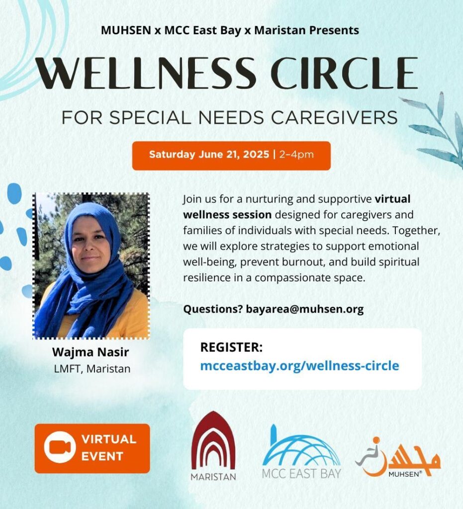 Monthly Special Needs Support Circle | Clinician Wajma Nasir (Virtual)