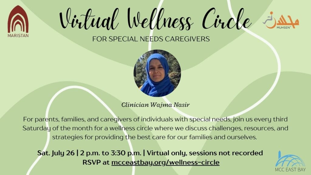 Monthly Special Needs Support Circle | Clinician Wajma Nasir (Virtual)