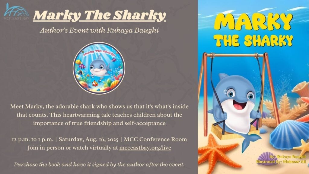 Marky The Sharky with Children’s Book Author Rukaya Baaghil