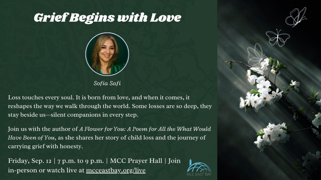 Grief Begins with Love |  Sofia Safi