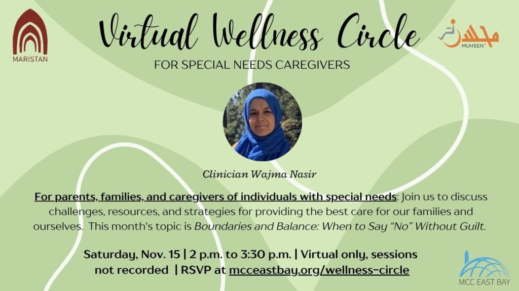 Boundaries and Balance: When to Say “No” Without Guilt | Clinician Wajma Nasir (Virtual)