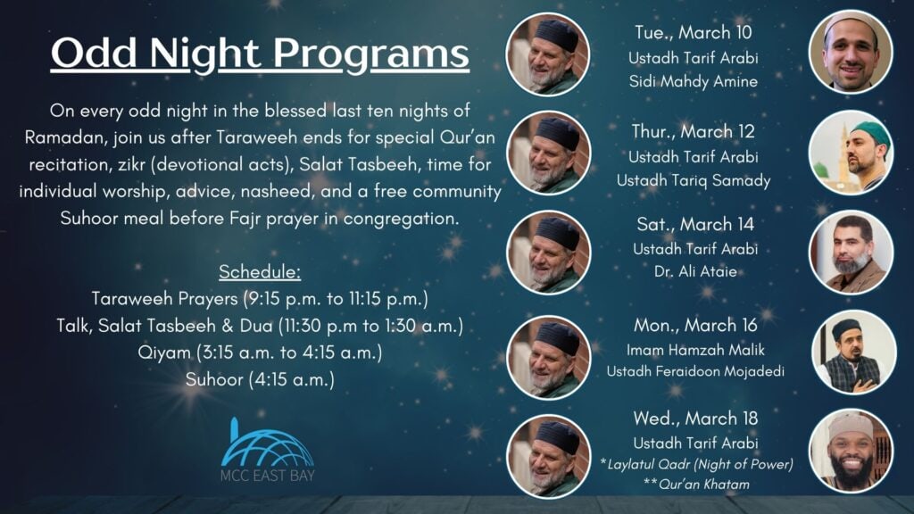 Odd-Night Program & Suhoor