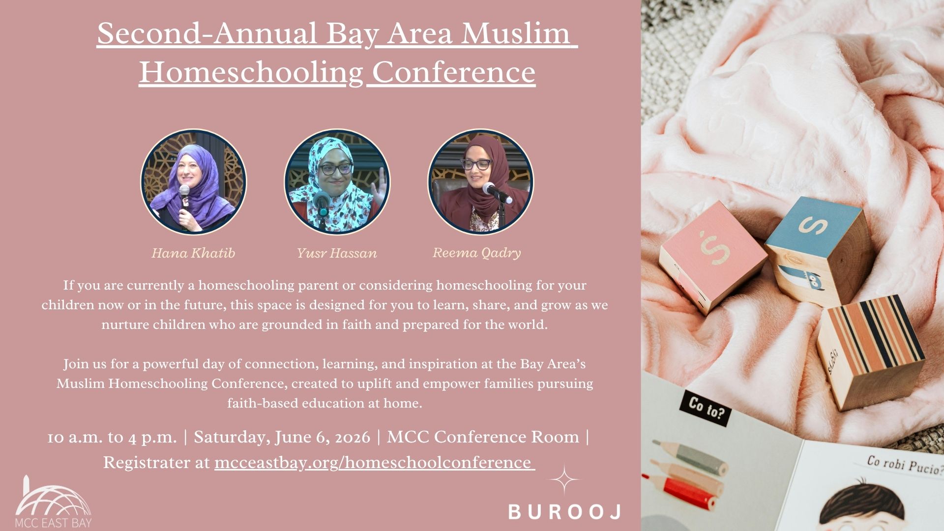 Second-Annual Bay Area Muslim Homeschooling Conference