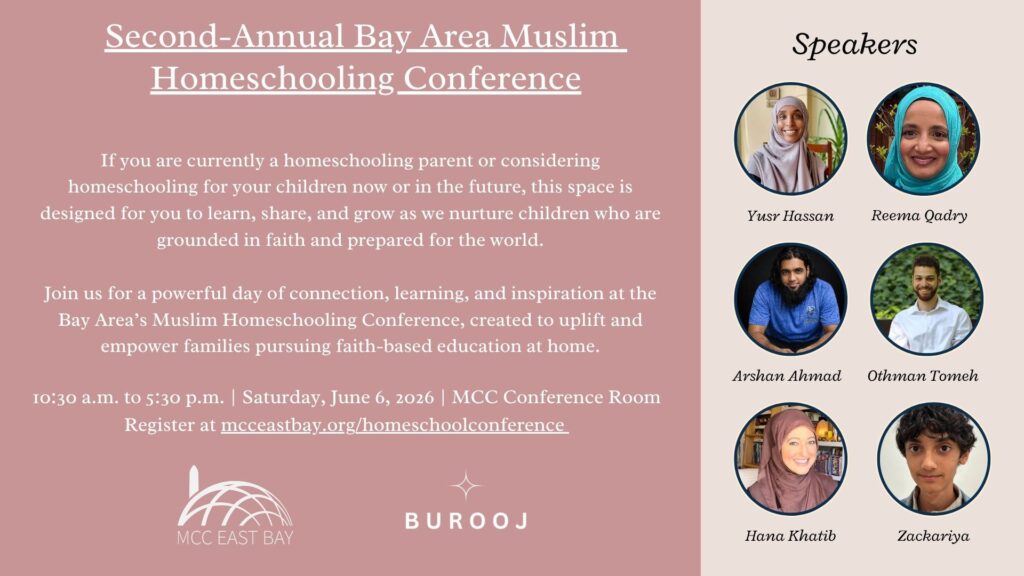 Second-Annual Bay Area Muslim Homeschooling Conference