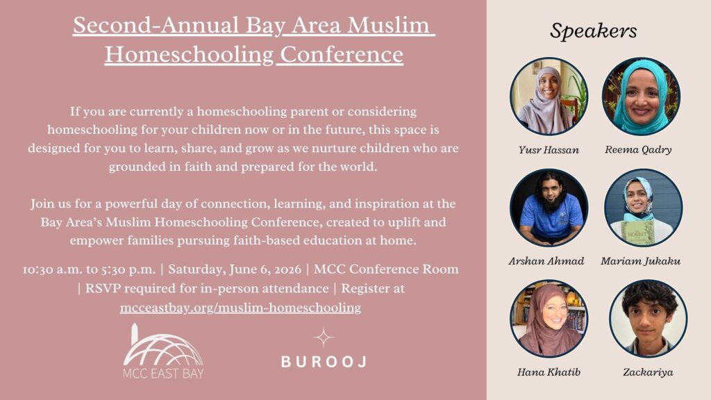 Second-Annual Bay Area Muslim Homeschooling Conference