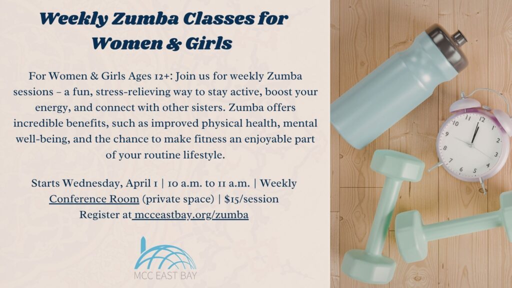 April Weekly Zumba Classes for Women & Girls | Reham Sedky