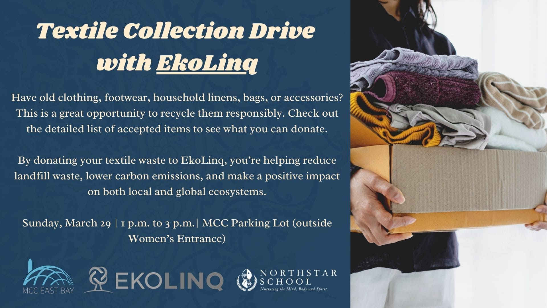 Textile Collection Drive | EkoLinq