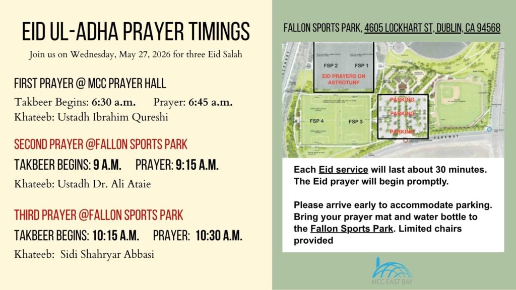 Eid ul-Adha Prayer Services