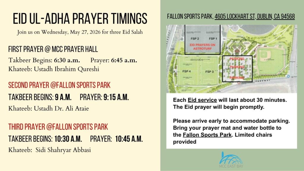 Eid ul-Adha Prayer Services