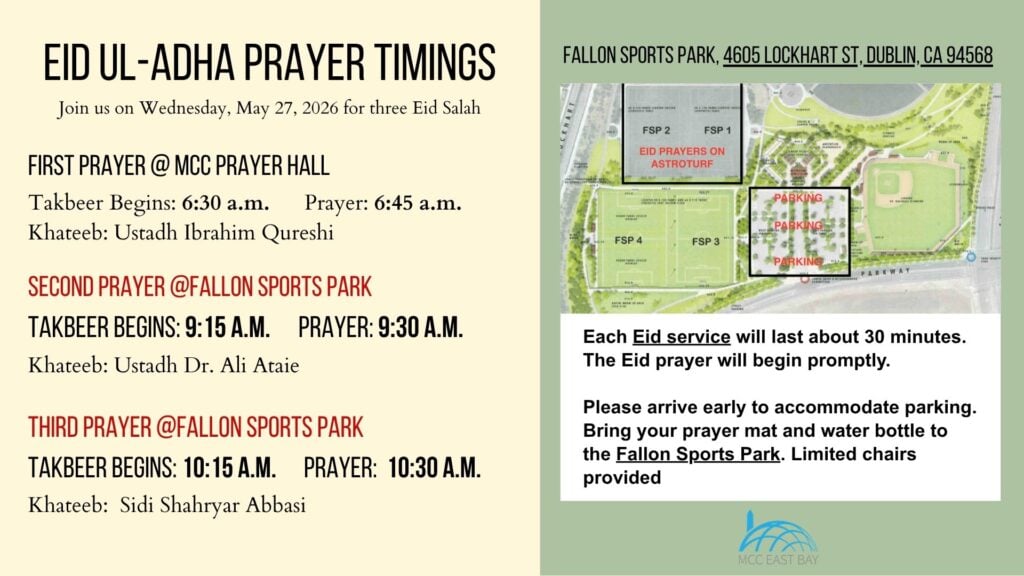 Eid ul-Adha Prayer Services