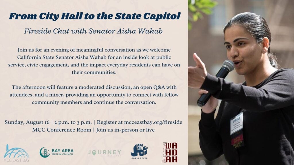 From City Hall to the State Capitol | Fireside Chat with Senator Aisha Wahab